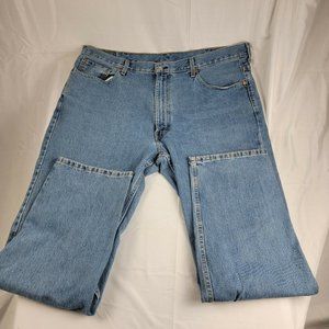 Levi’s 550 Jeans Mens 44x34 Blue Relaxed Fit Tapered Leg Denim Pants Adult